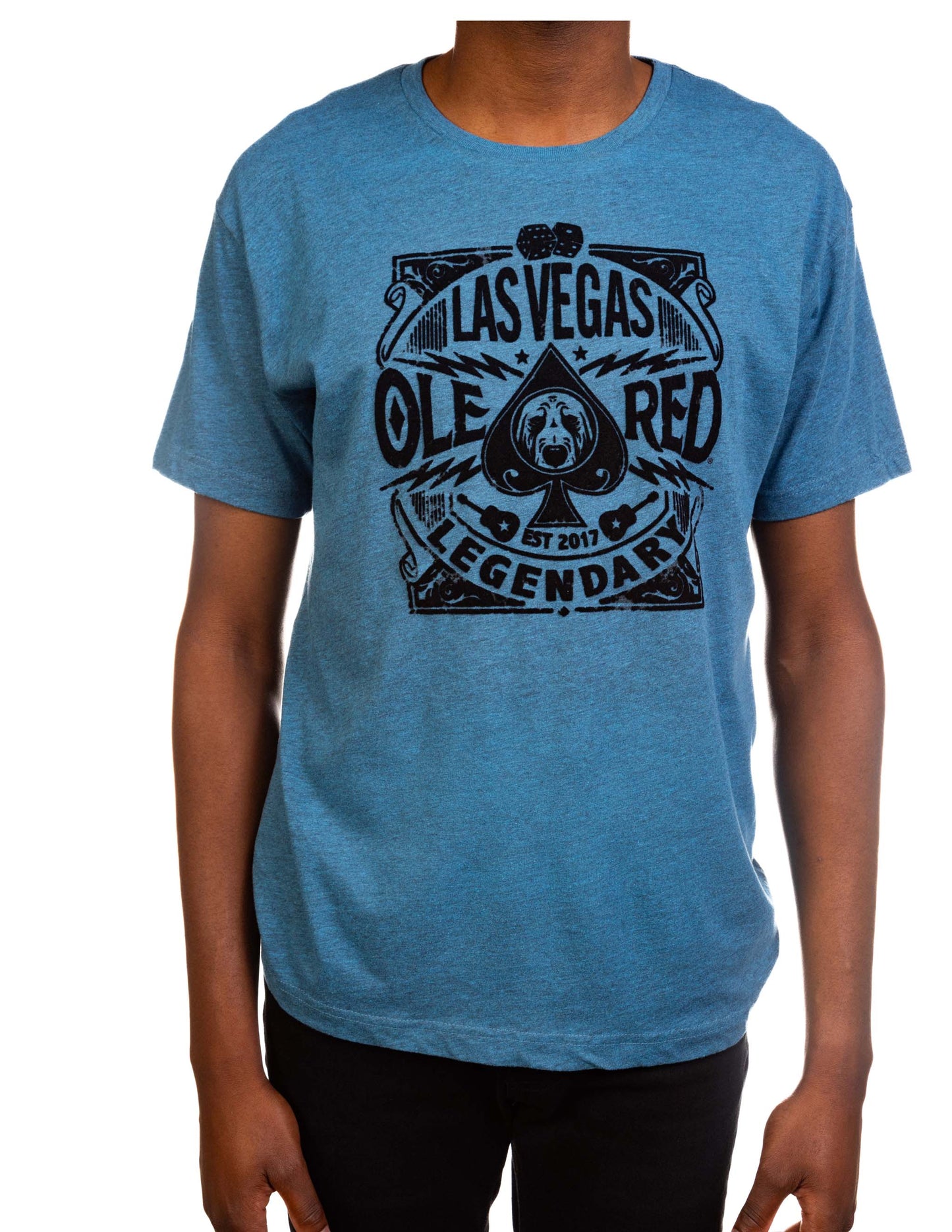 Ole Red Vegas Spade Flocked T-Shirt