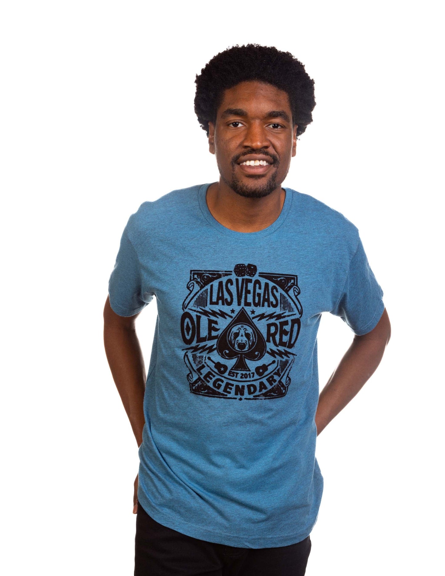 Ole Red Vegas Spade Flocked T-Shirt