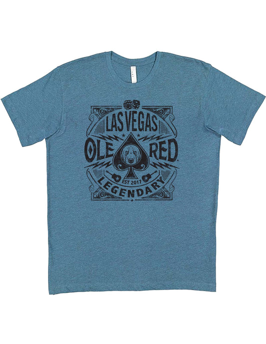 Ole Red Vegas Spade Flocked T-Shirt