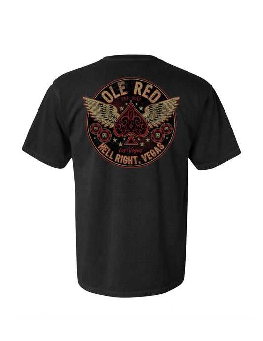 Ole Red Vegas Spade Wings T-Shirt