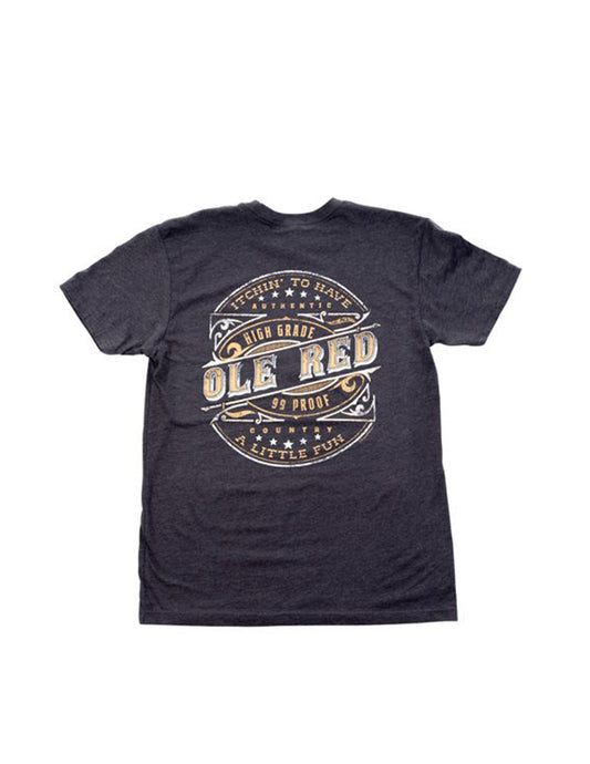 Ole Red Whiskey Label Logo T-Shirt