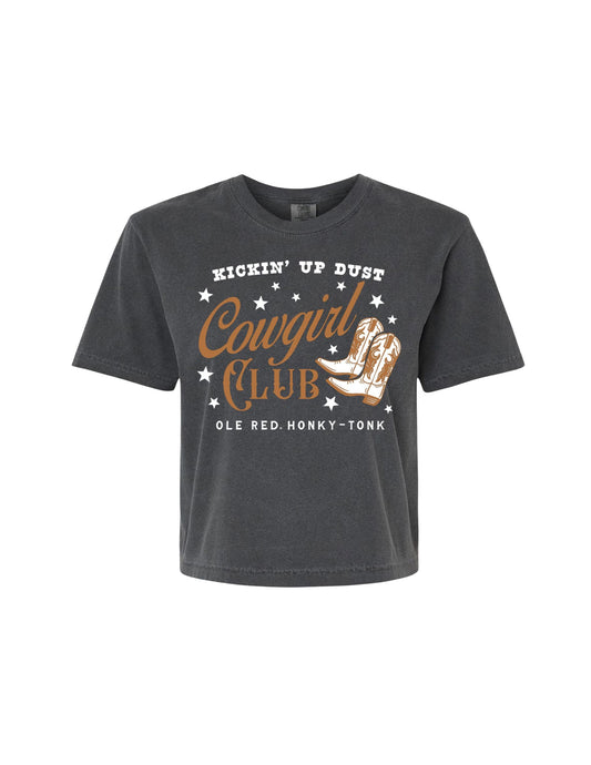 Ole Red Women's Cowgirl Club Crop T-Shirt