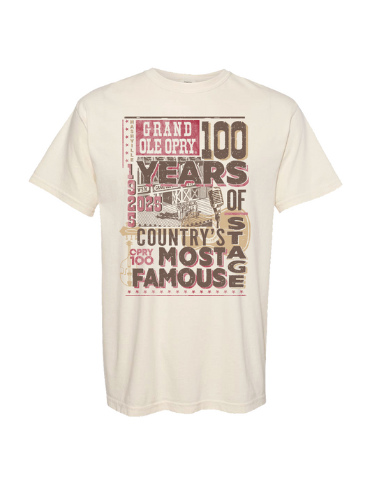 Opry 100 Heritage Poster T-Shirt