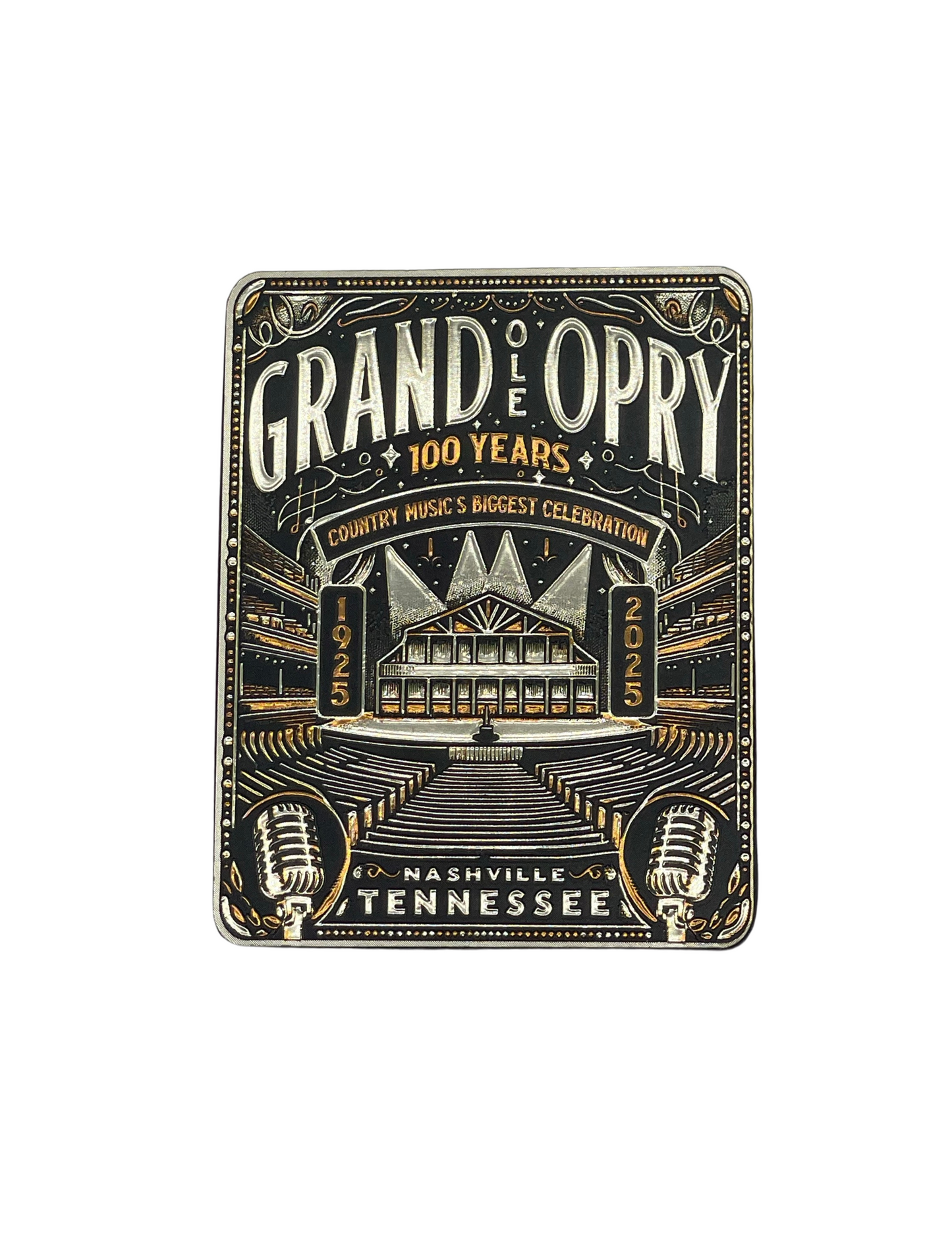 Opry 100 Milestone Foil Magnet