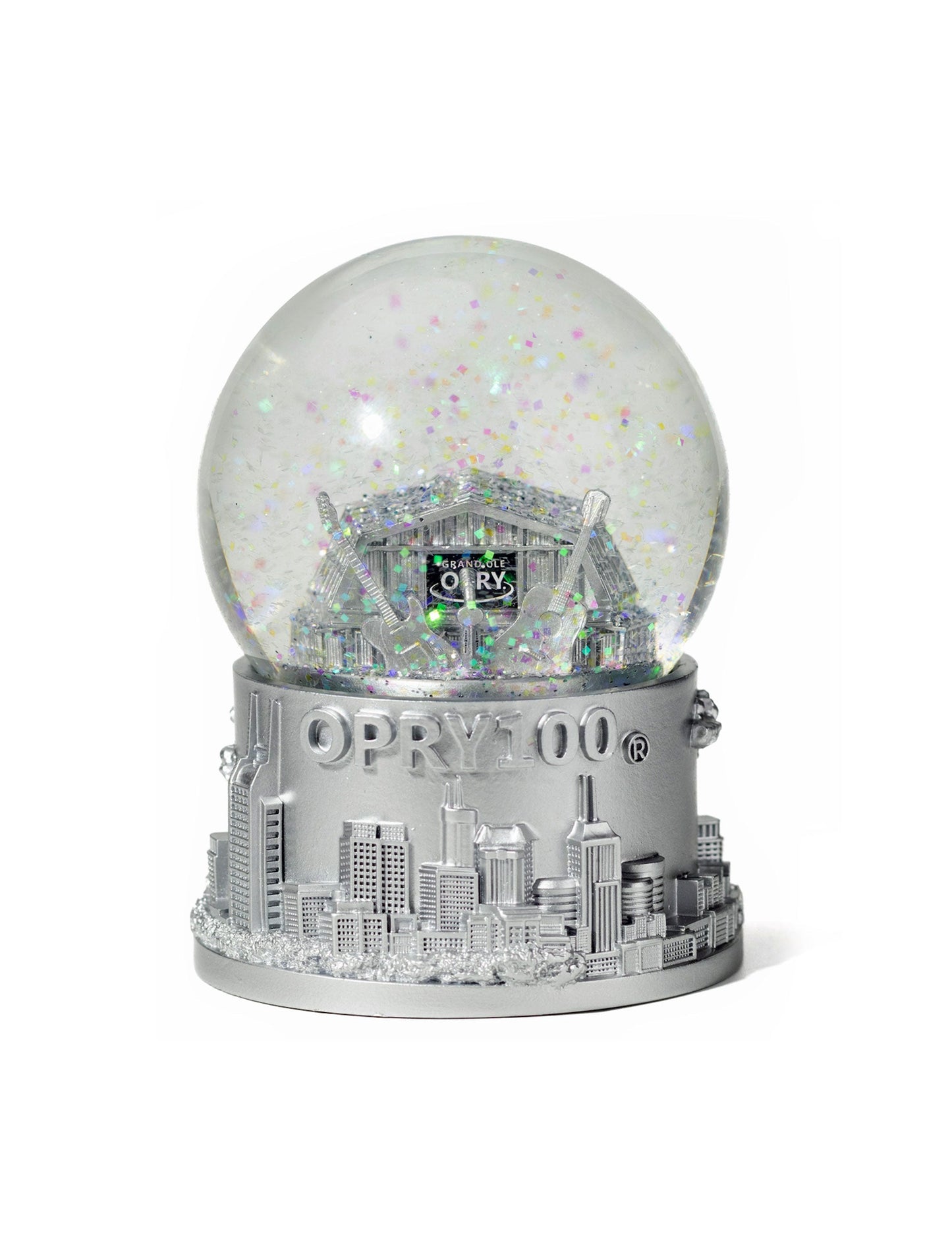 Opry 100 Nashville Skyline Snowglobe