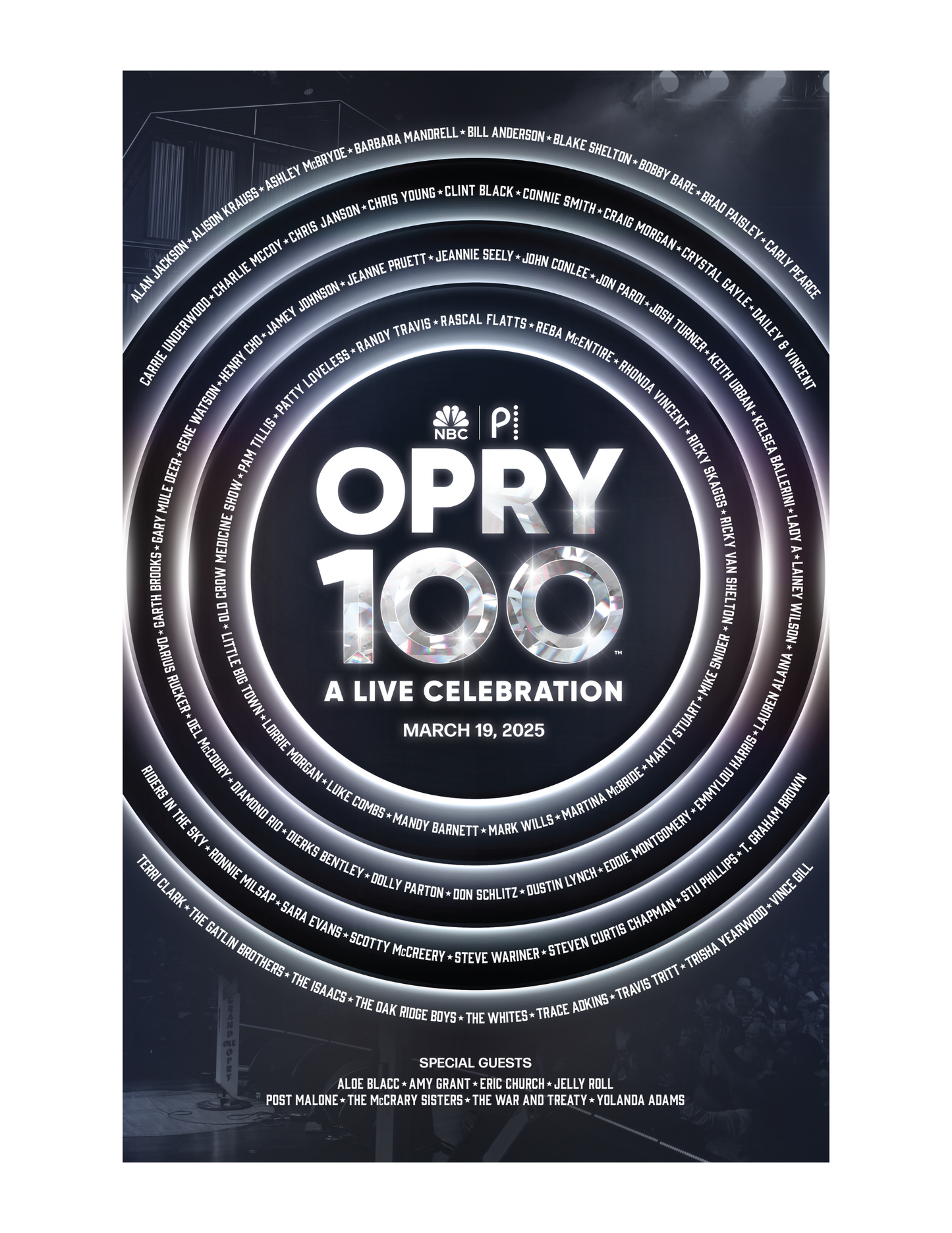 Opry 100 NBC TV Special at the Grand Ole Opry Poster