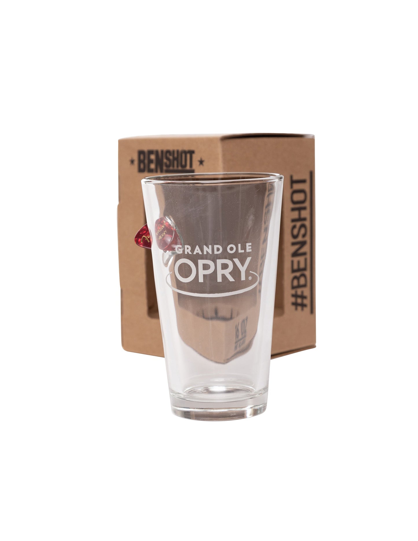 Opry Benshot Guitar Pick Pint Glass