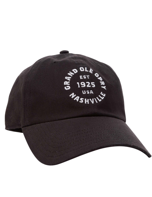 Opry Black Canvas Hat