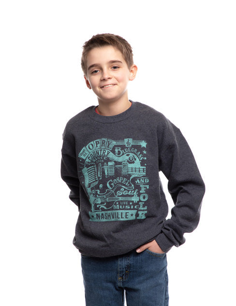 Opry Country Music Youth Sweatshirt