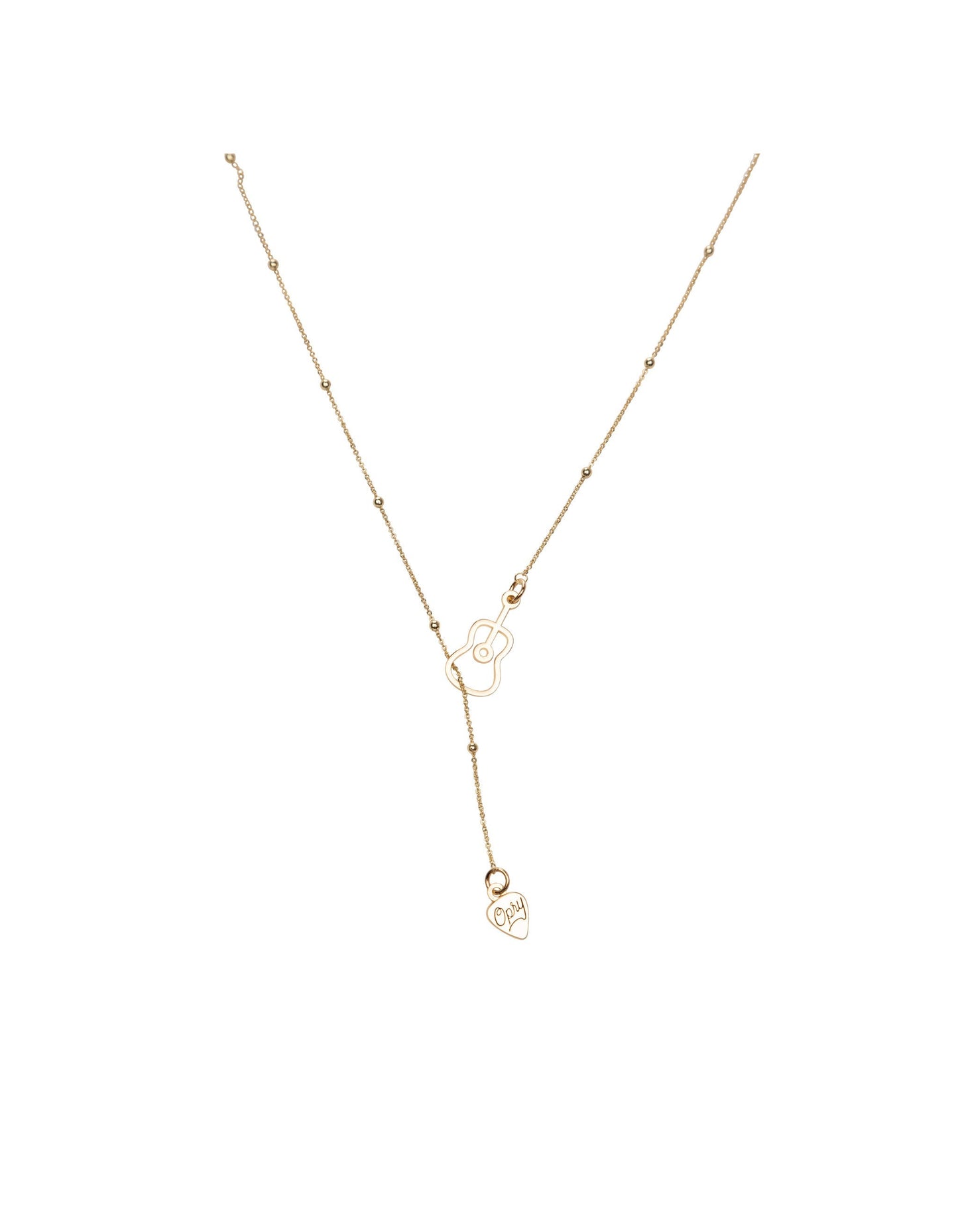 Opry Gold Guitar Necklace