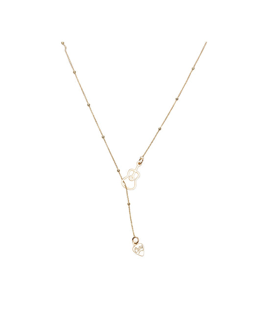 Opry Gold Guitar Necklace