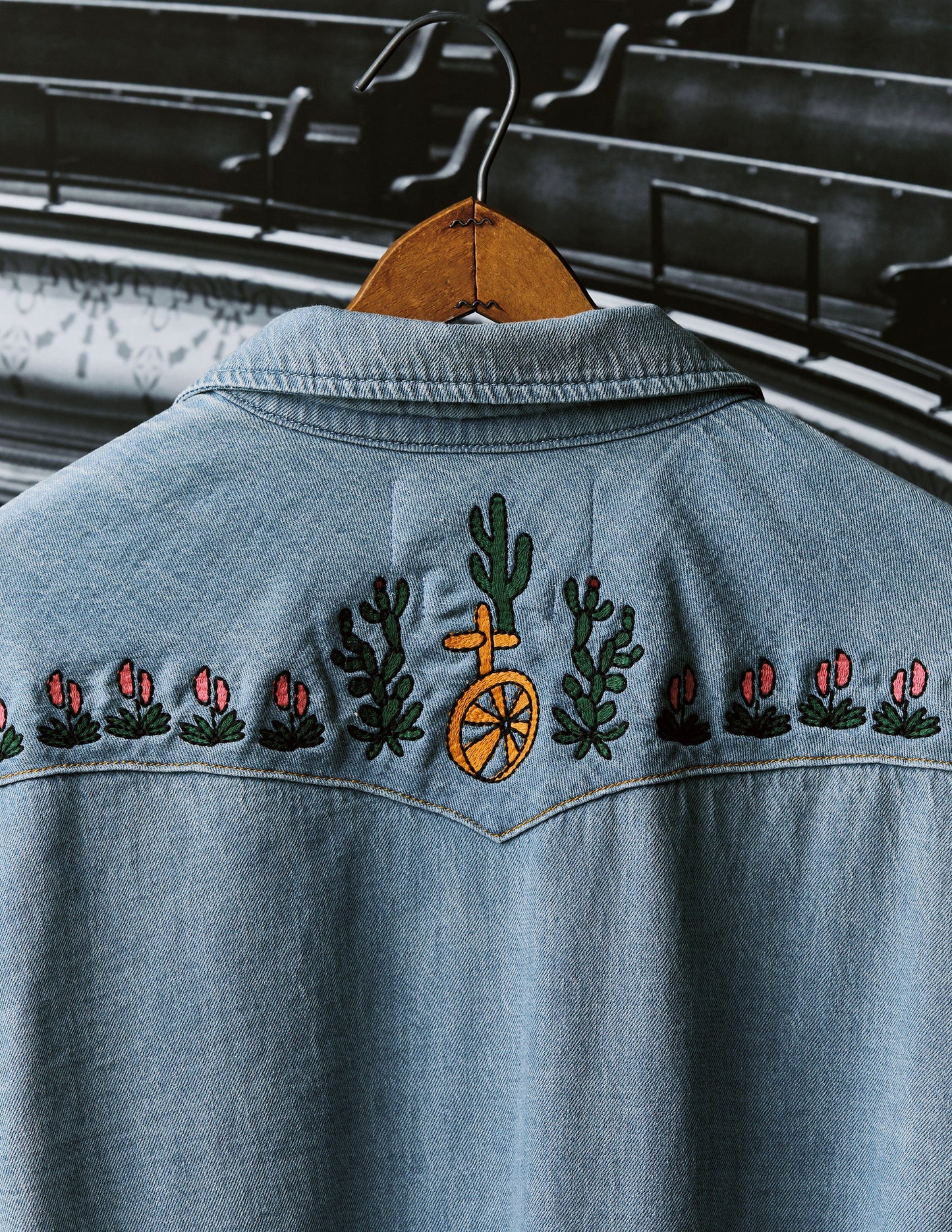 Opry Imogene + Willie Embroidered Denim Shirt