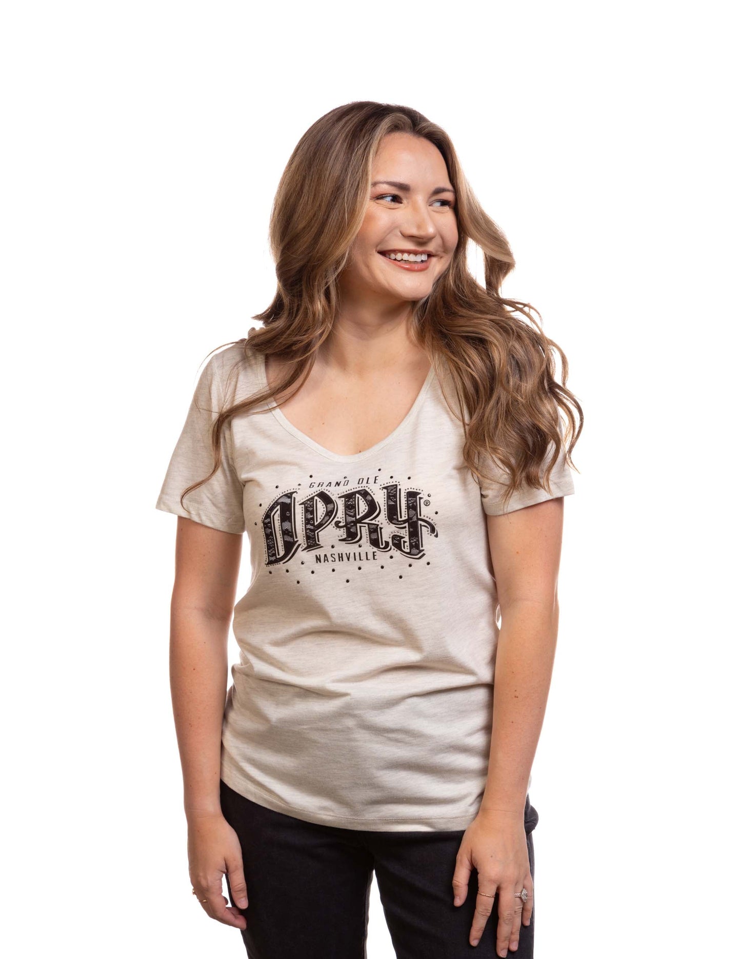 Opry Lace Embellished T-Shirt