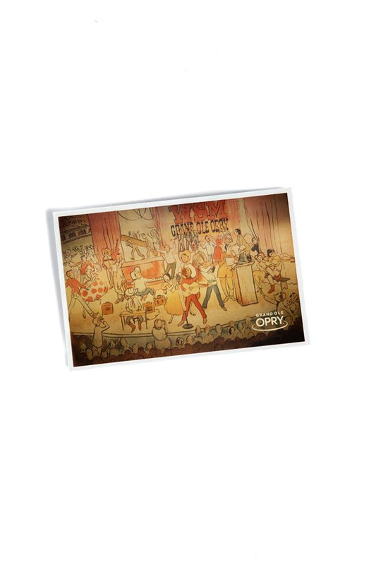 Opry Mural Postcard