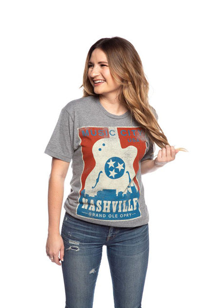 Opry Music City Guitar T-Shirt