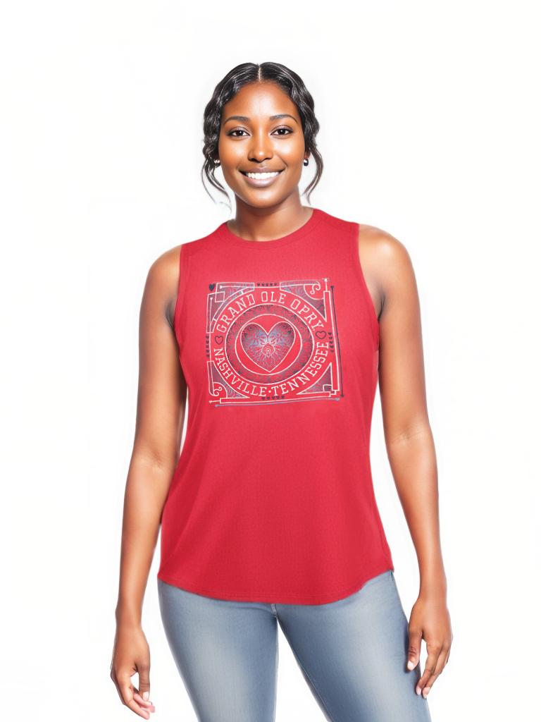 Opry Paisley Heart Tank