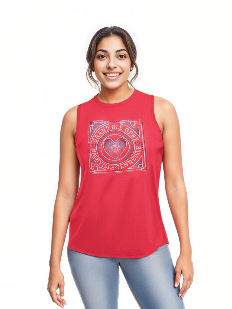 Opry Paisley Heart Tank