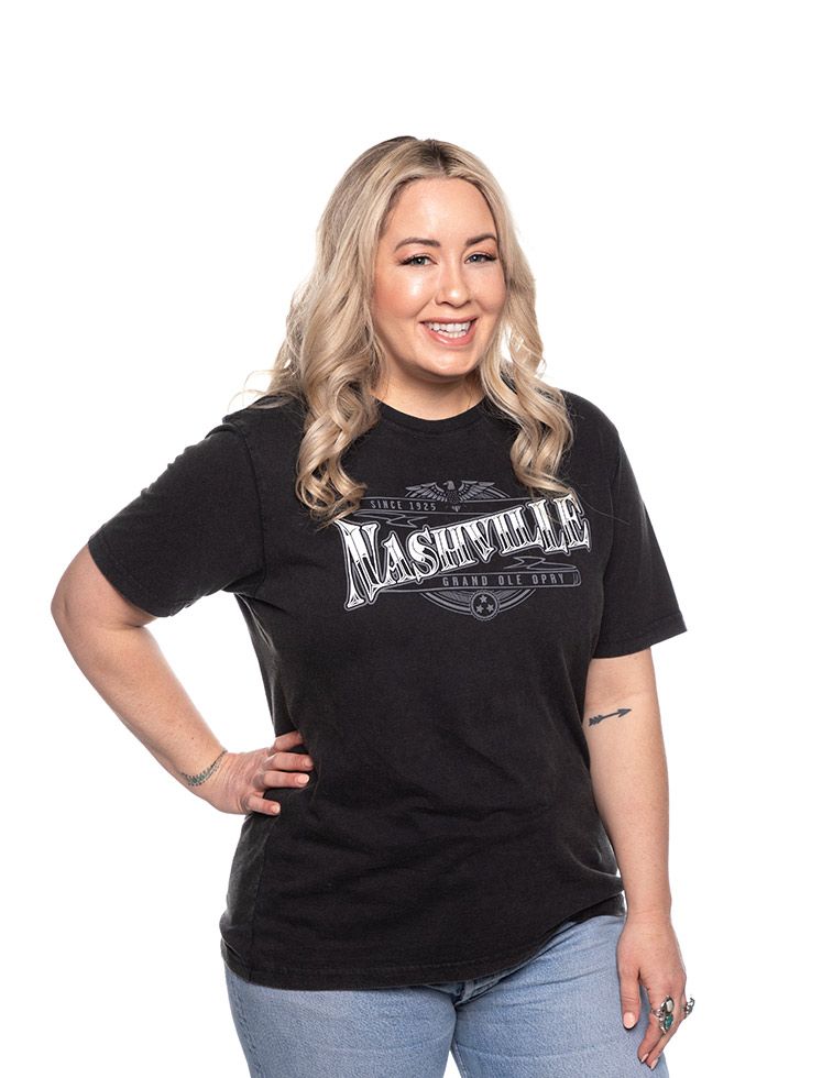 Opry Unisex Nashville Lettering T-Shirt