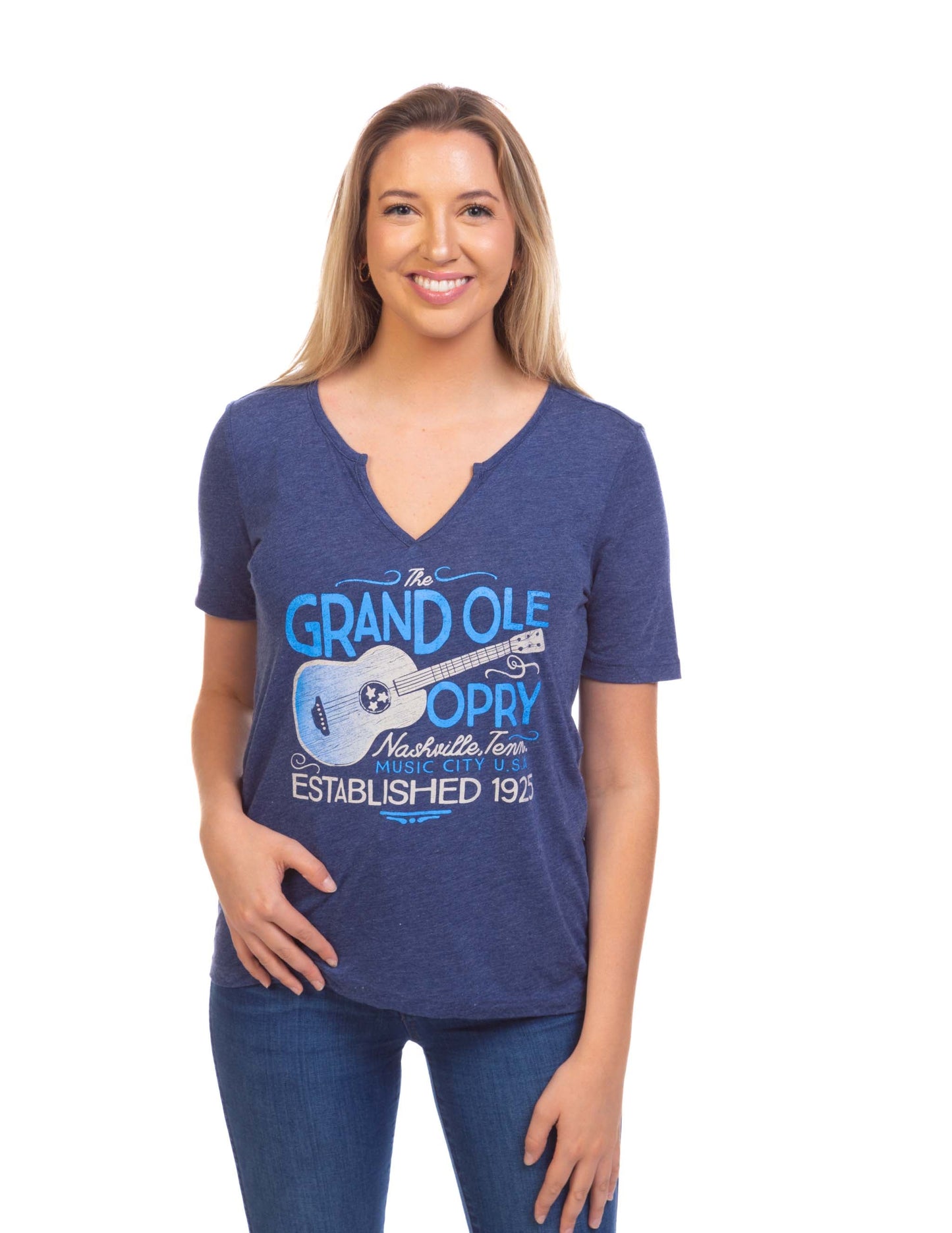 Opry V-Neck Est.1925 Guitar T-Shirt