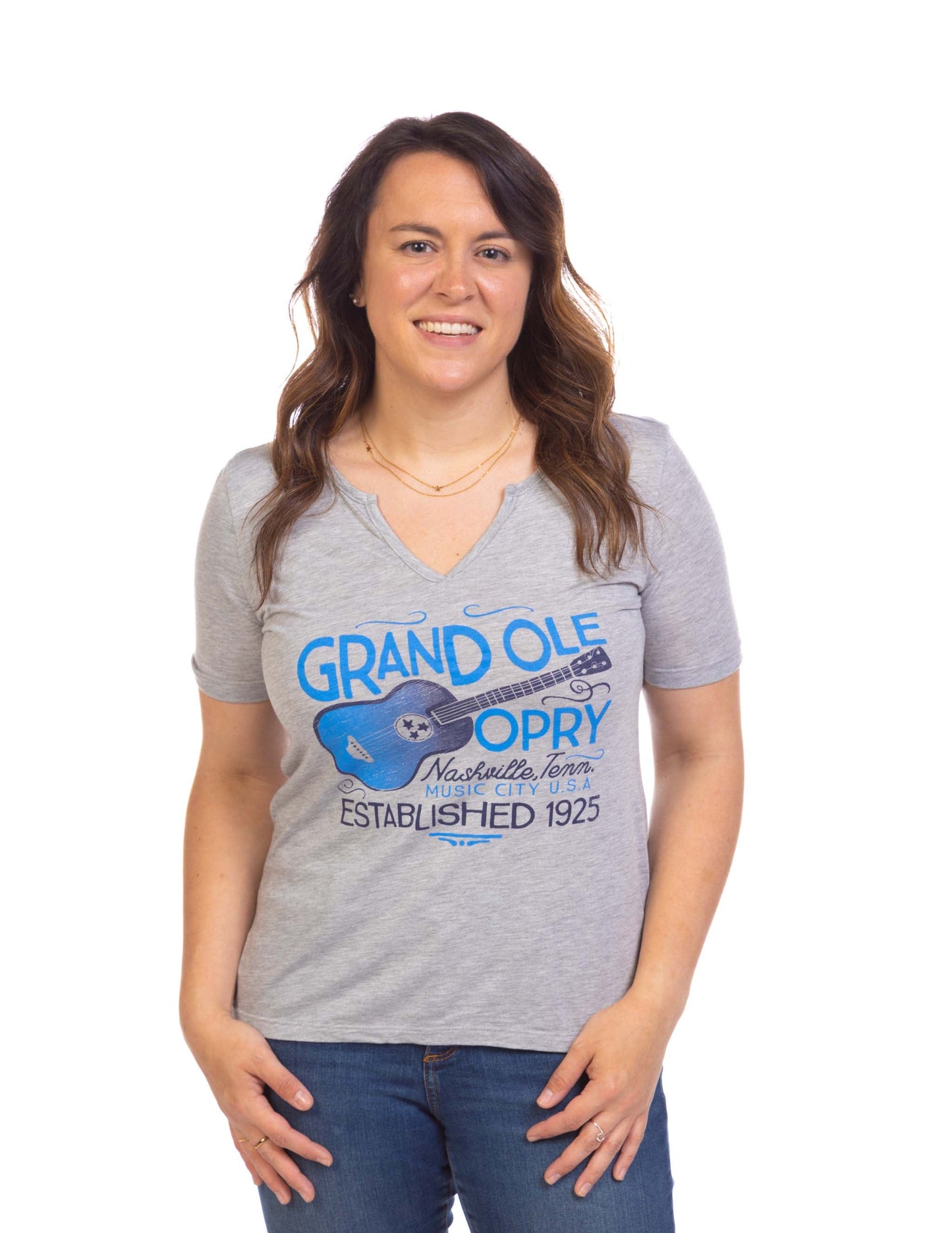 Opry V-Neck Est.1925 Guitar T-Shirt