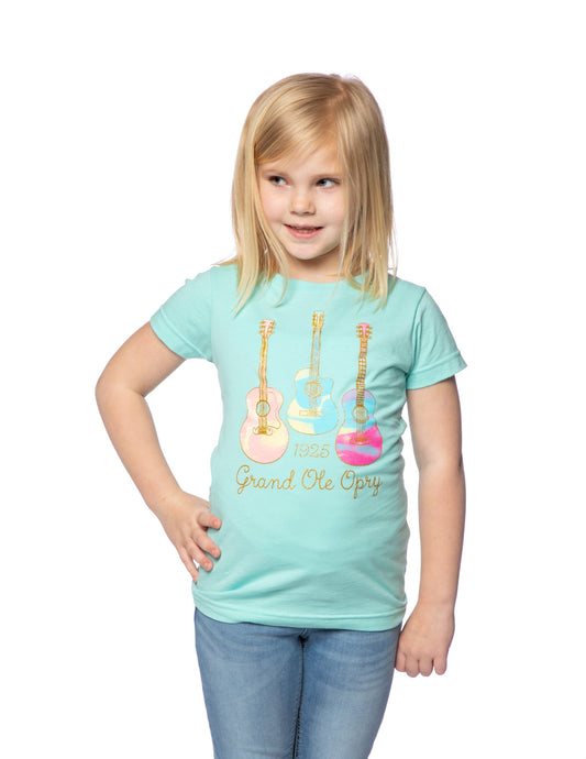 Opry Watercolor Guitar Youth T-Shirt