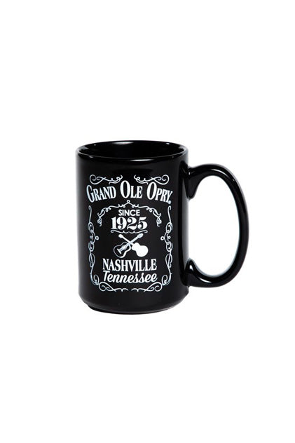Opry Whiskey Label Mug