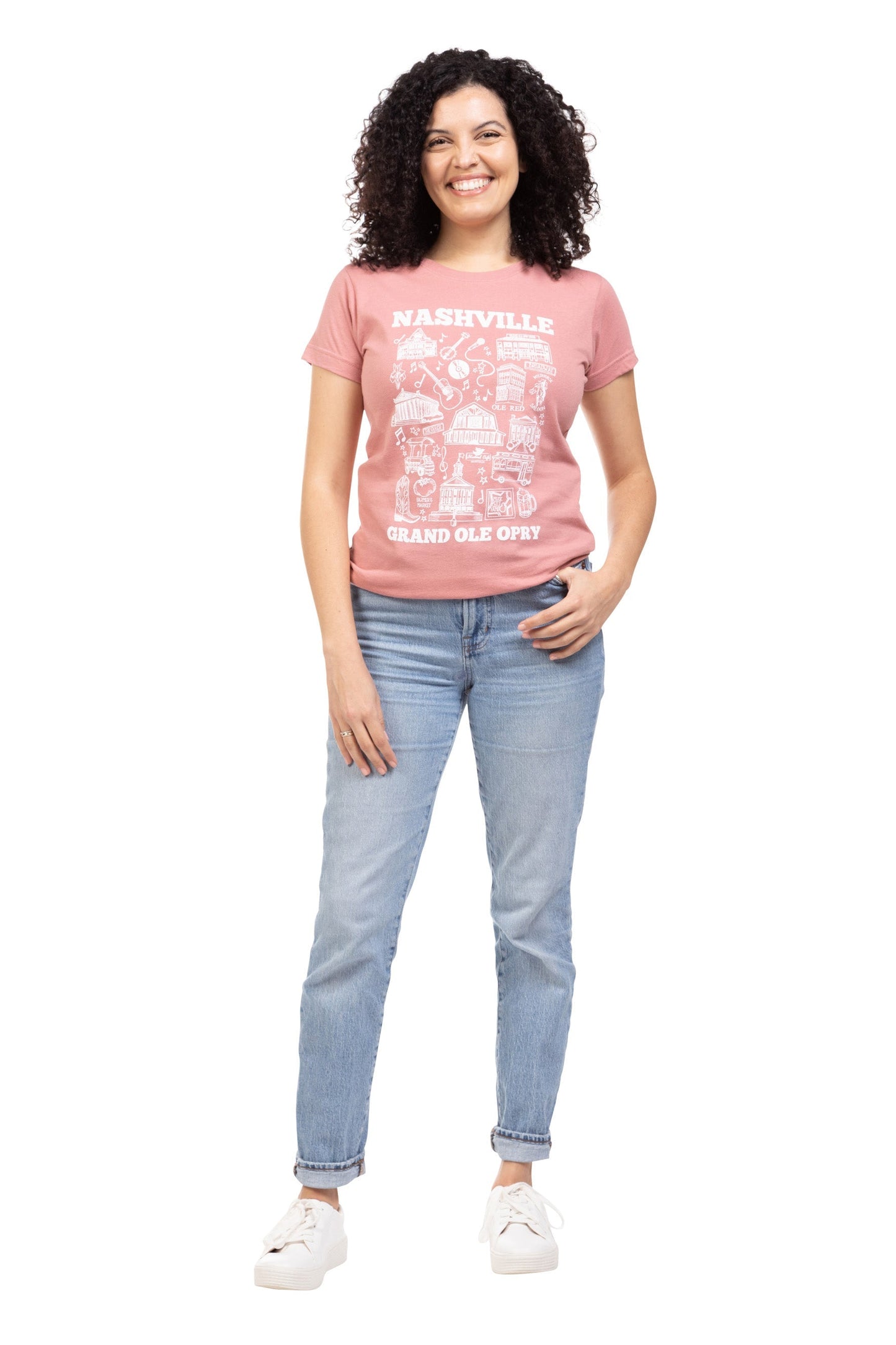 Opry Women's Nashville Map T-Shirt