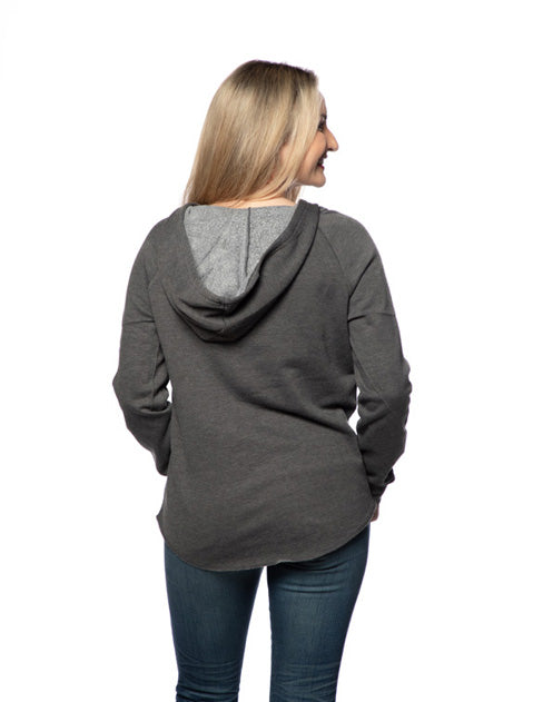 Opry Womens Sequin Floral Mic Hoodie