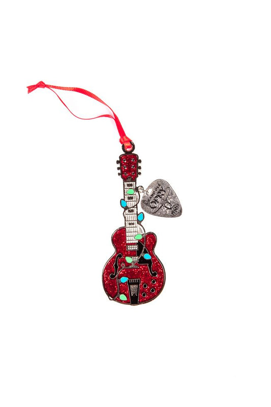 Opry Xmas Light Guitar Ornament