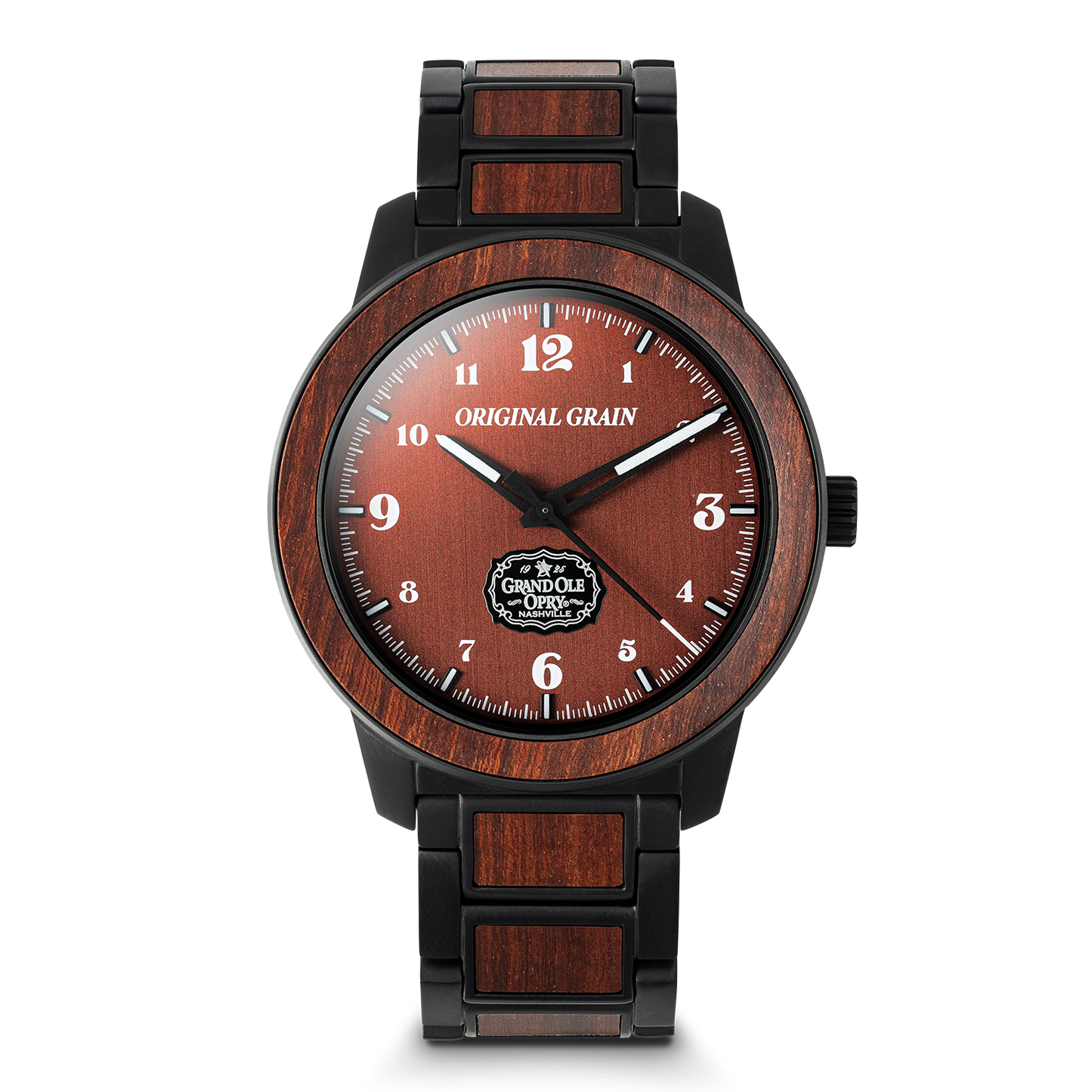 Original Grain Grand Ole Opry Barrel 46mm Stage Wood Watch
