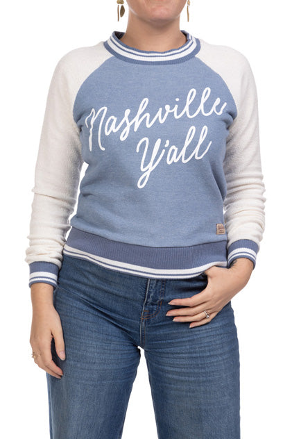 Nashville Y'all Crew Neck Women's Sweatshirt