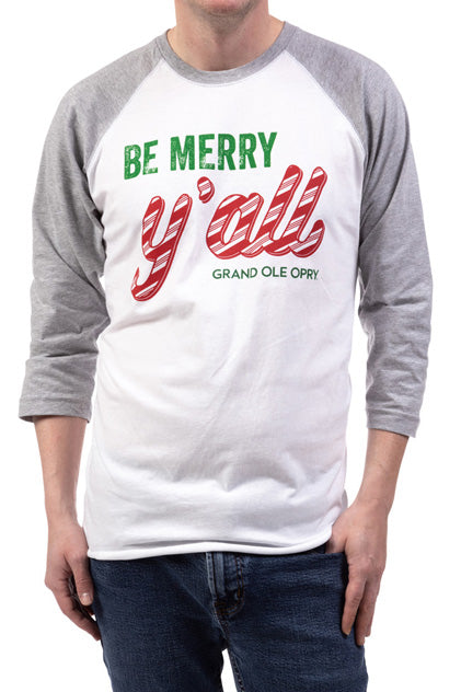 Opry Be Merry Y'all Unisex Raglan-