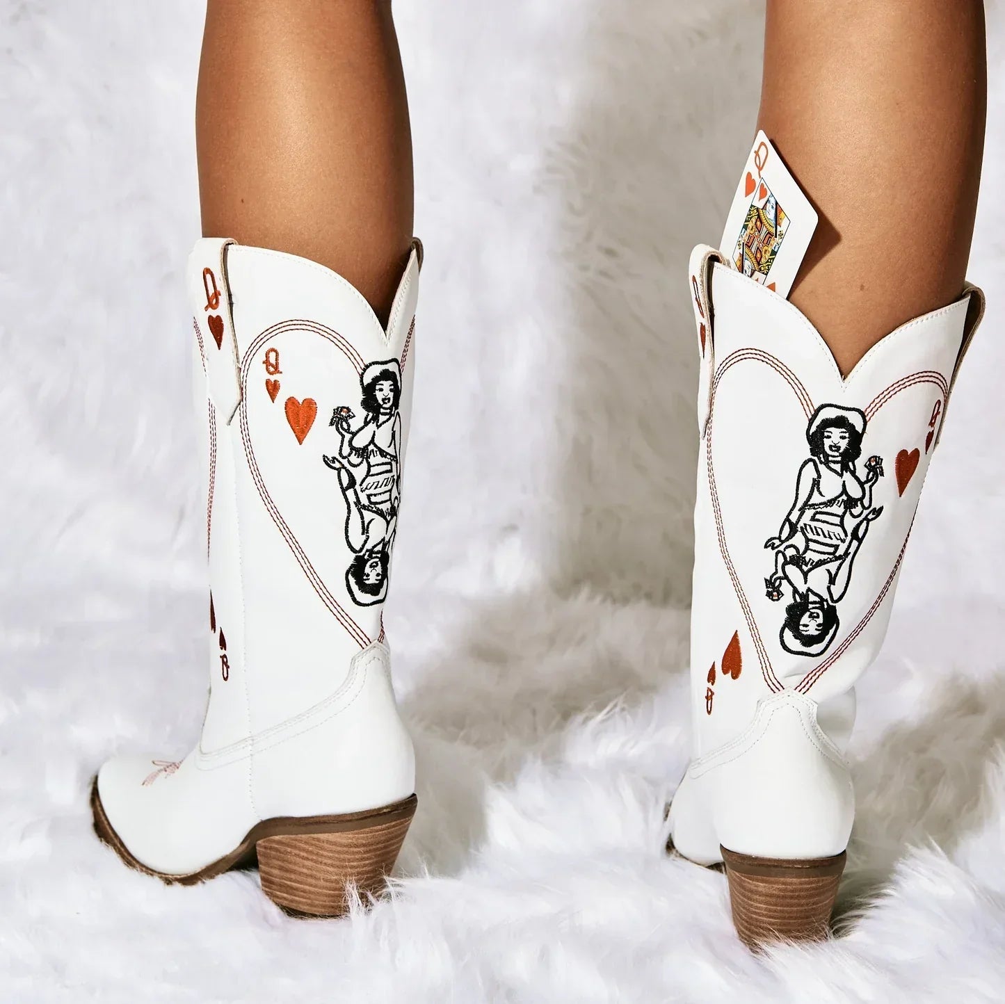Queen of Hearts Boots by Dingo