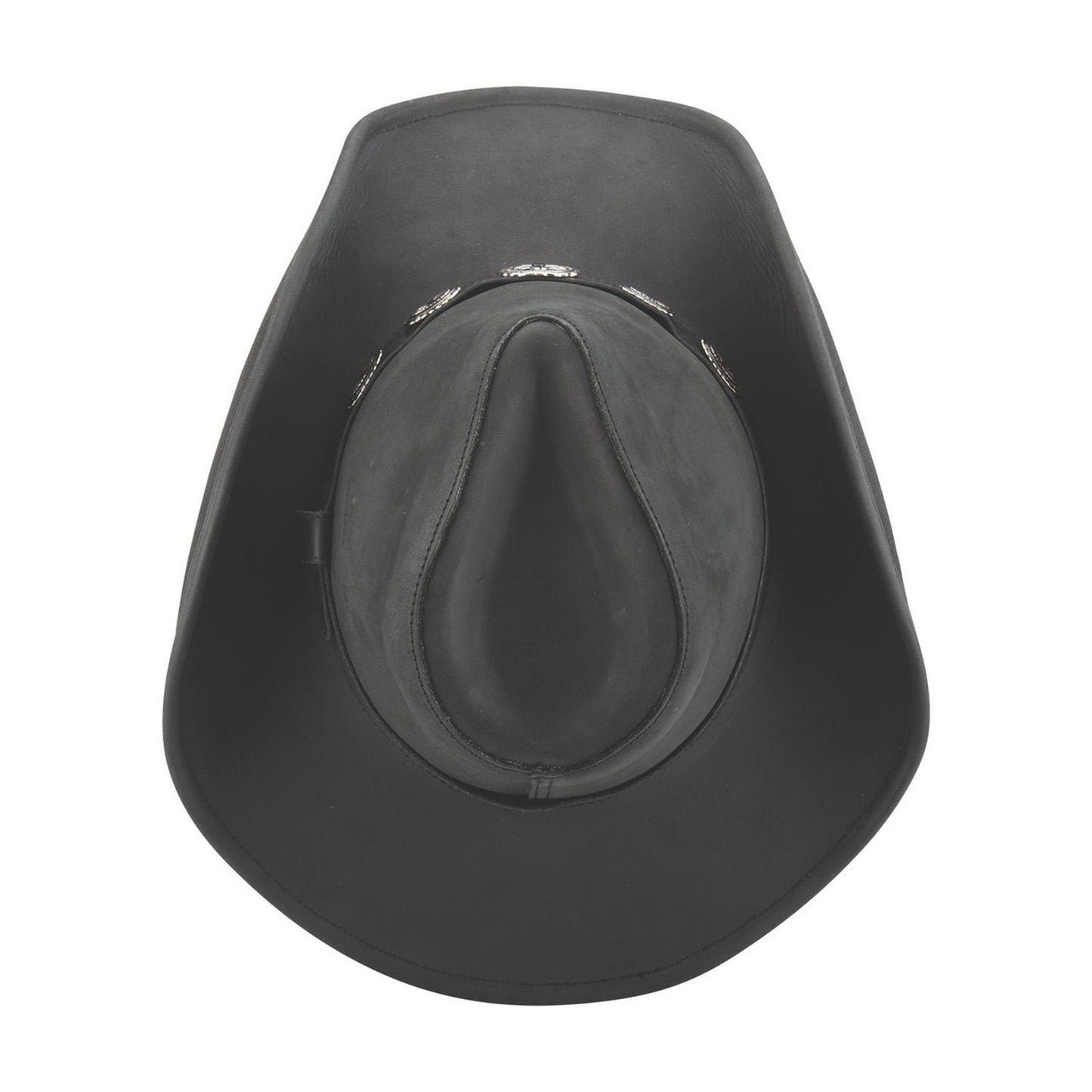 Right Now Leather Cowboy Hat