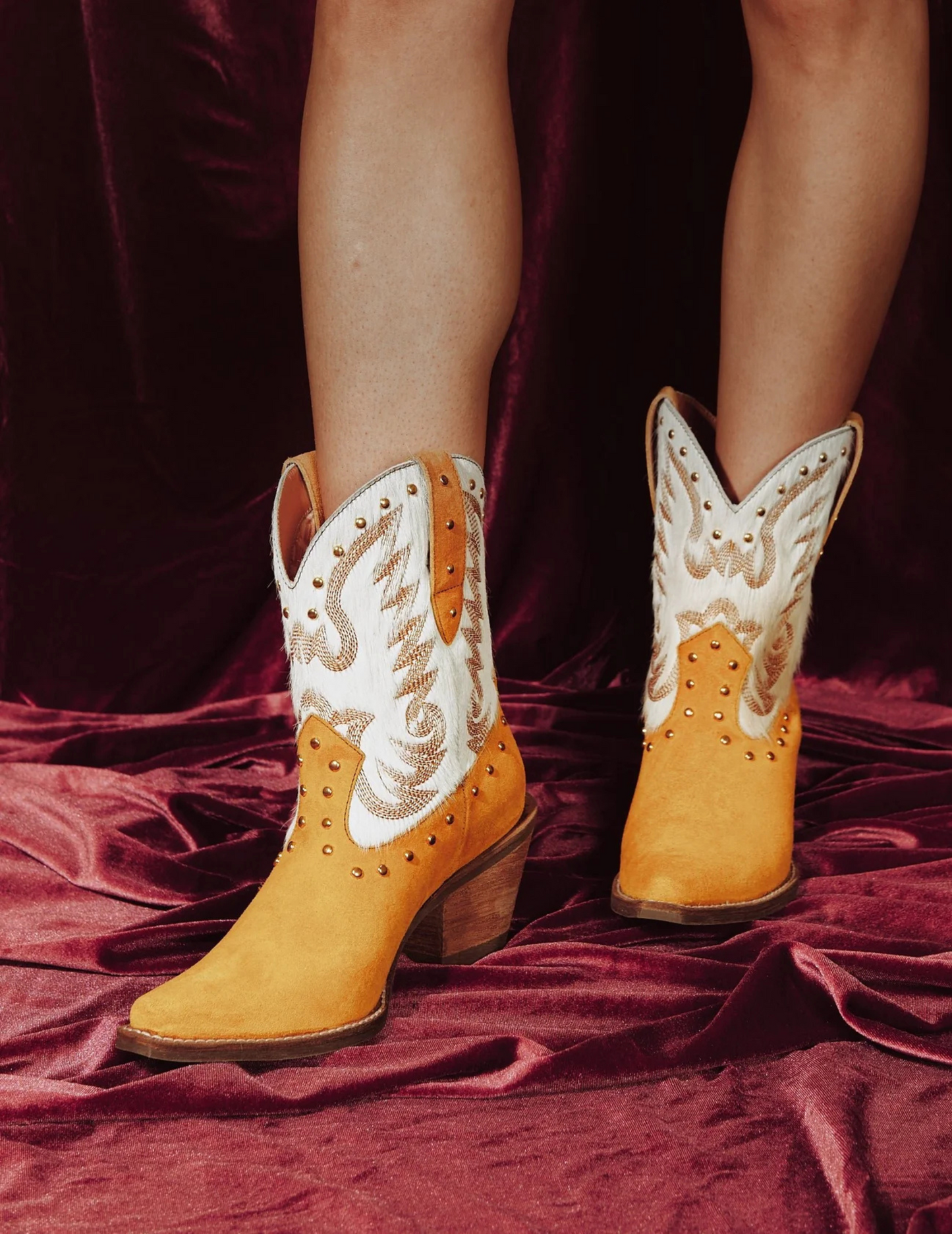 Rodeo Queen Calf Dingo Leather Boot