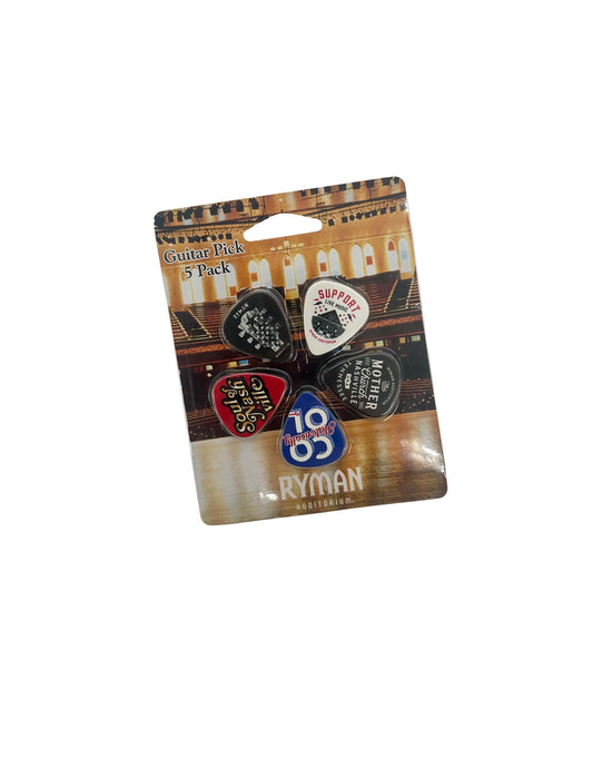 Ryman 5 Piece Guitar PickSet