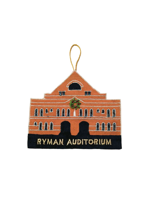 Ryman Building Wool Ornament