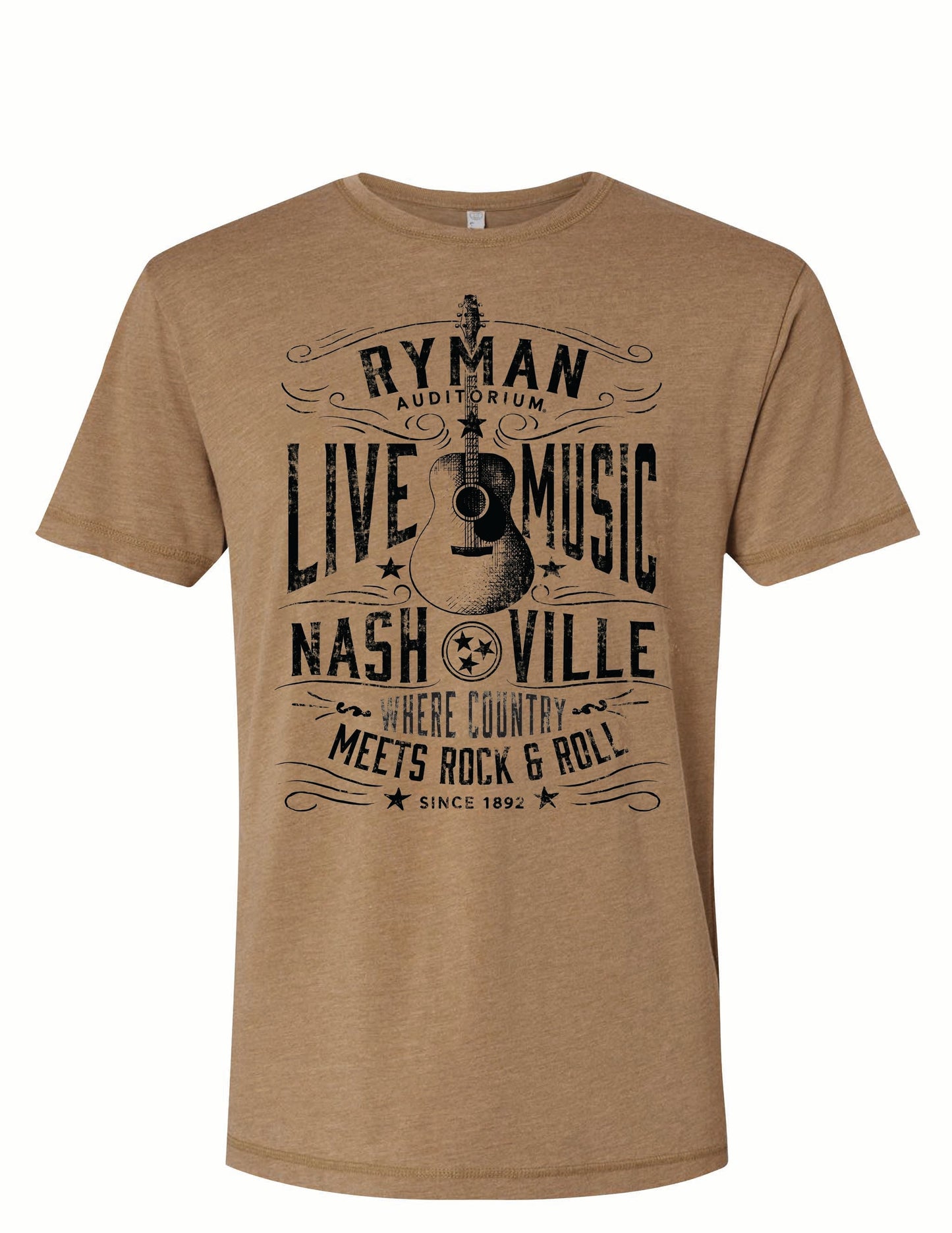 Ryman Country Meets Rock Guitar T-Shirt