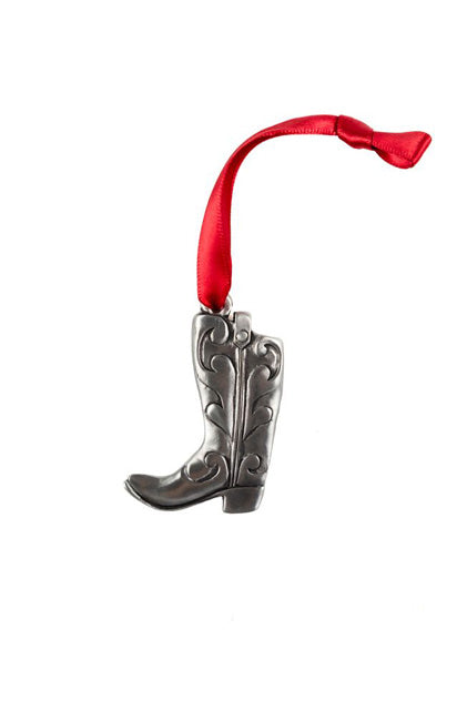 Ryman Cowboy Boot Pewter Ornament