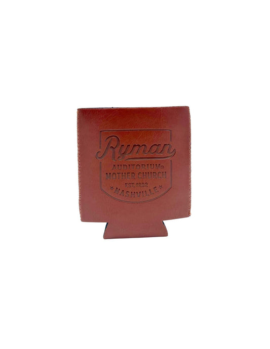 Ryman Faux Leather Badge Koozie