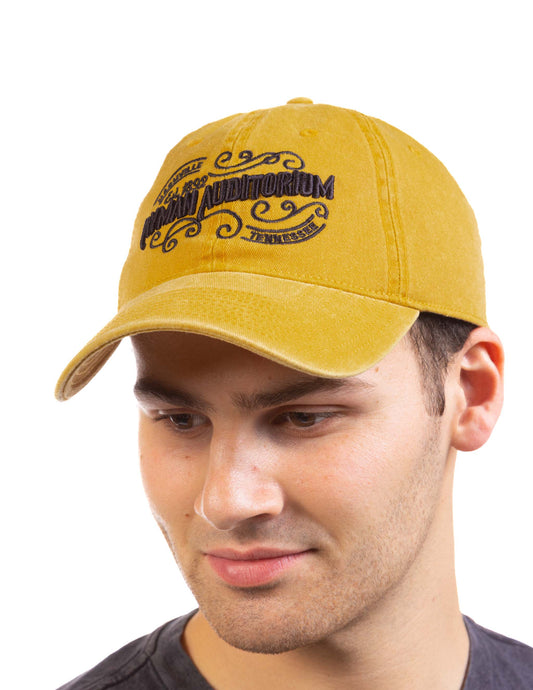 Ryman Filigree Yellow Baseball Hat