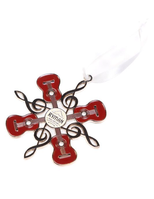 Ryman Guitar Snowflake Ornament