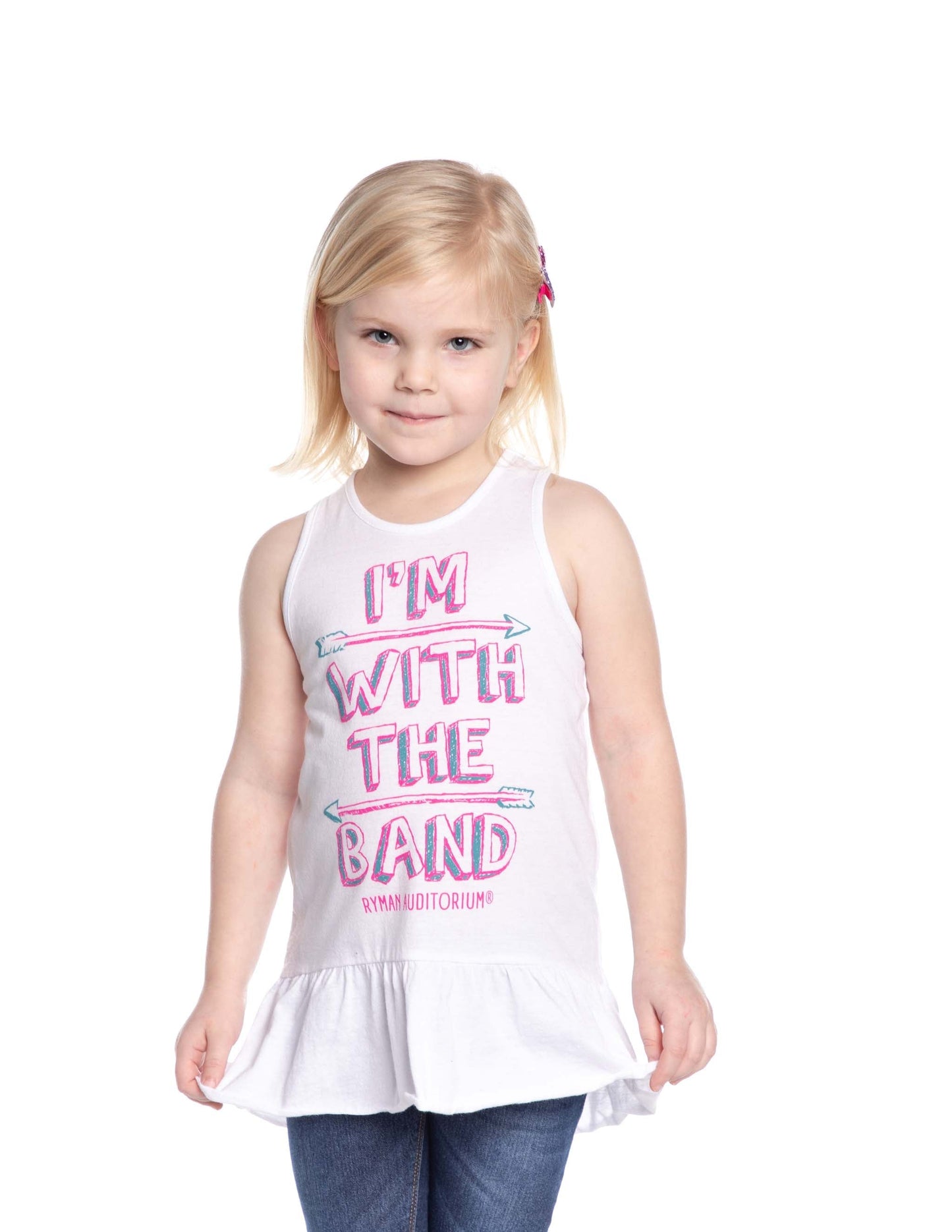 Ryman I'm with the Band Youth Ruffle Tank