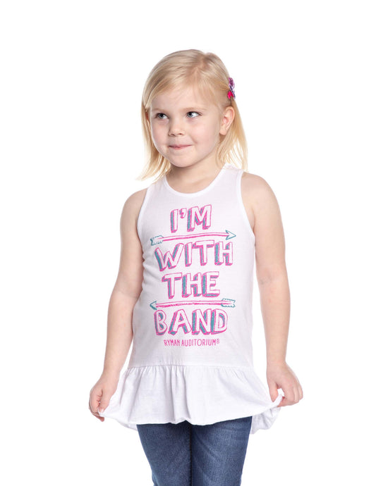 Ryman I'm with the Band Youth Ruffle Tank