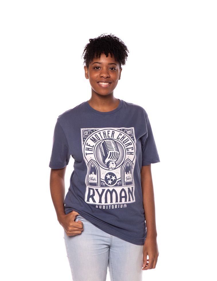 Ryman Microphone Poster T-Shirt