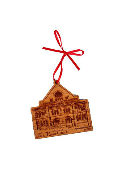 Ryman Mother Church Wooden Building Ornament