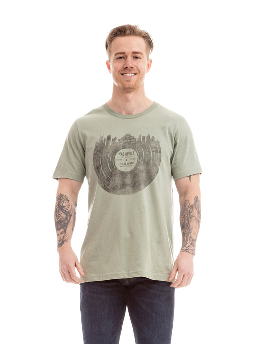 Ryman Nashville Skyline Record T-Shirt