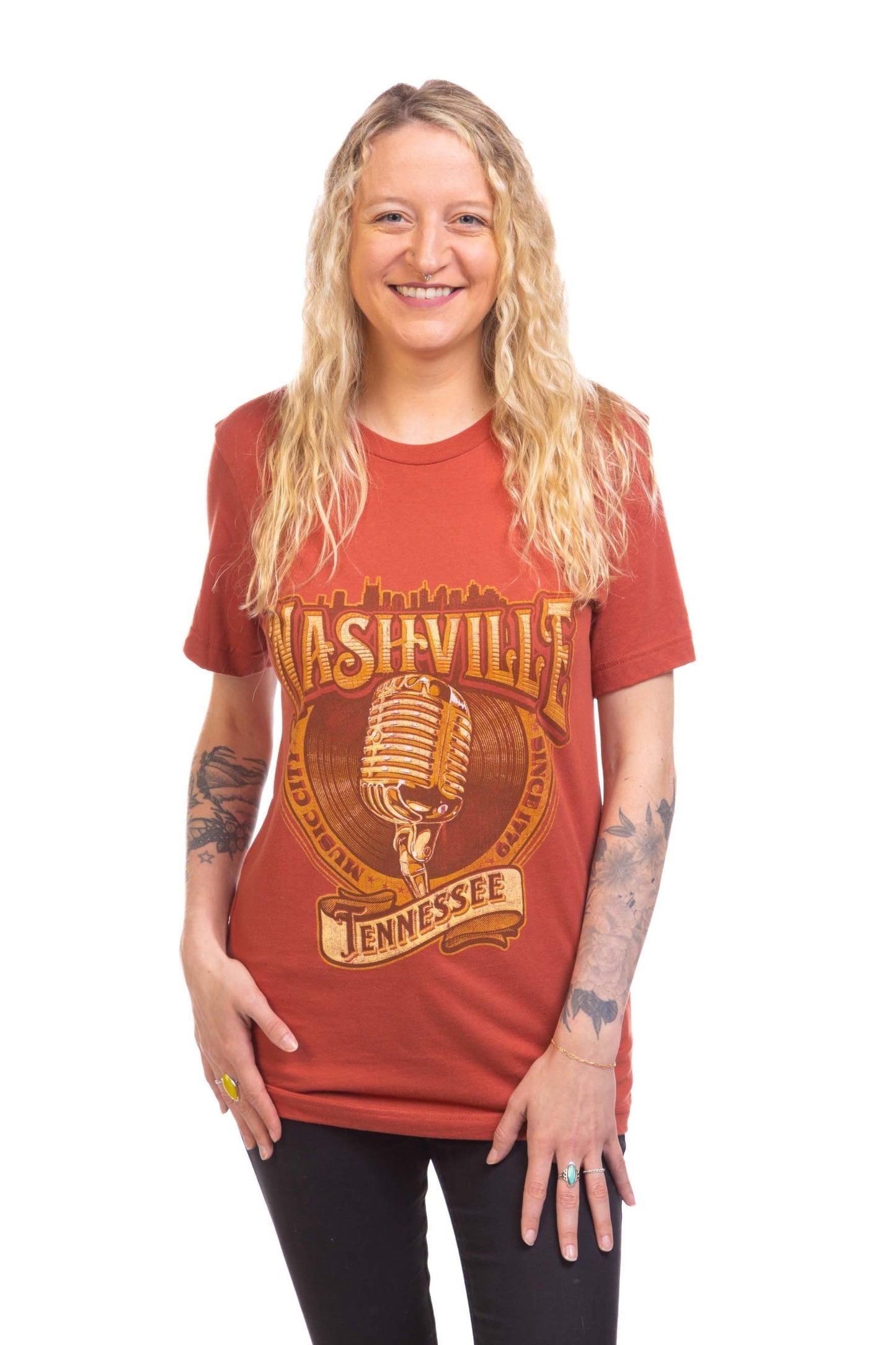Ryman Retro Microphone Graphic T-Shirt