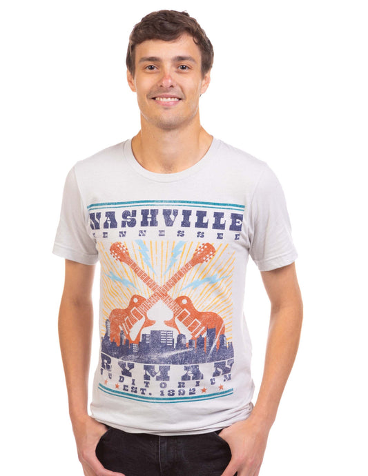 Ryman Skyline Crossed Guitars T-Shirt