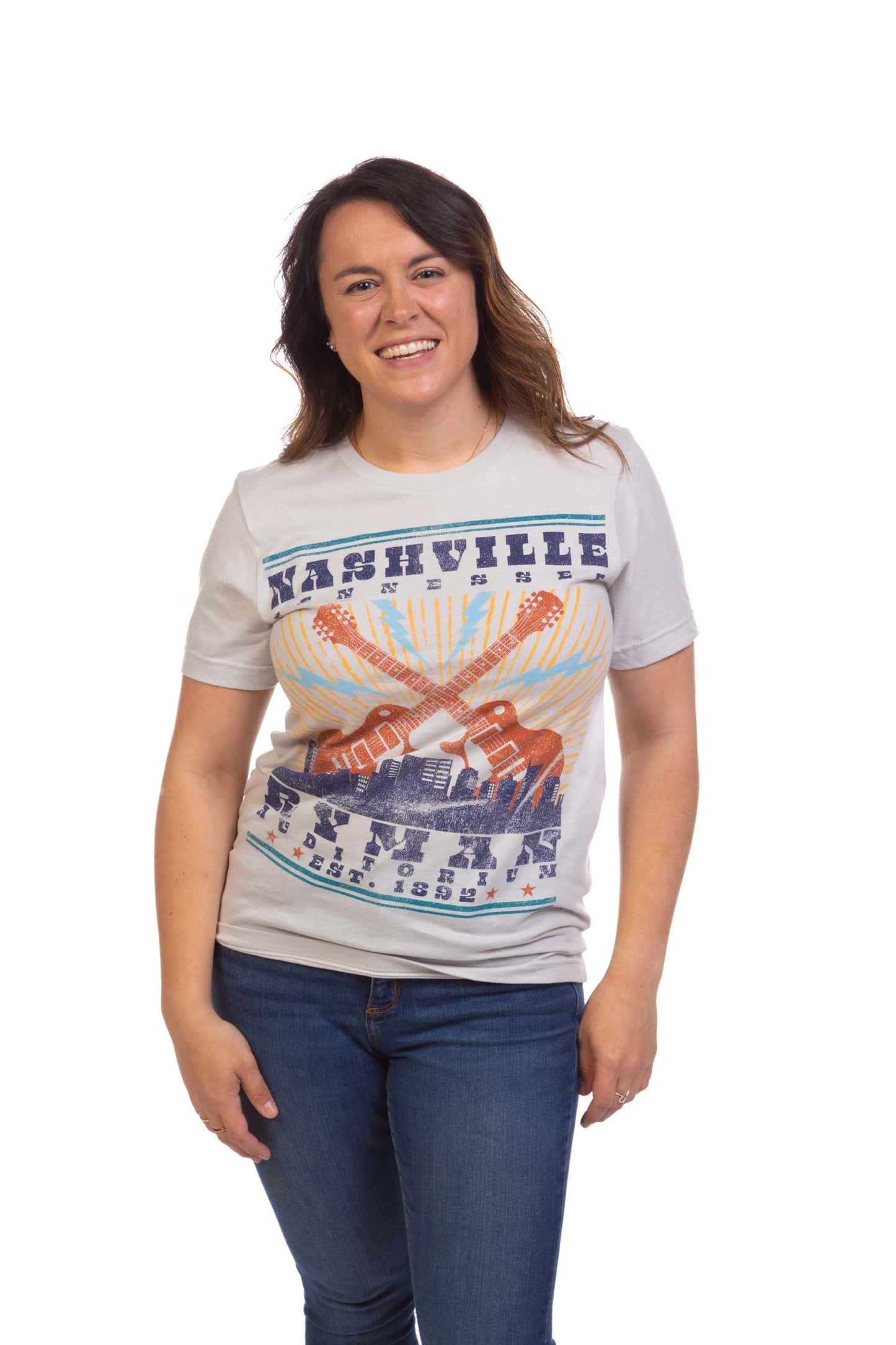 Ryman Skyline Crossed Guitars T-Shirt